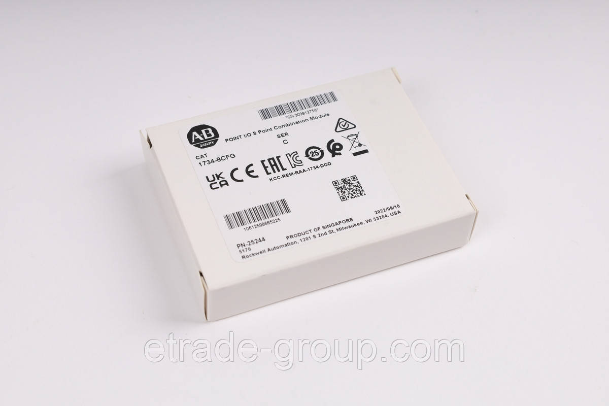 Модуль POINT I/O з 8 точками комбінованого вводу Allen-Bradley 1734-8CFG, фото 1