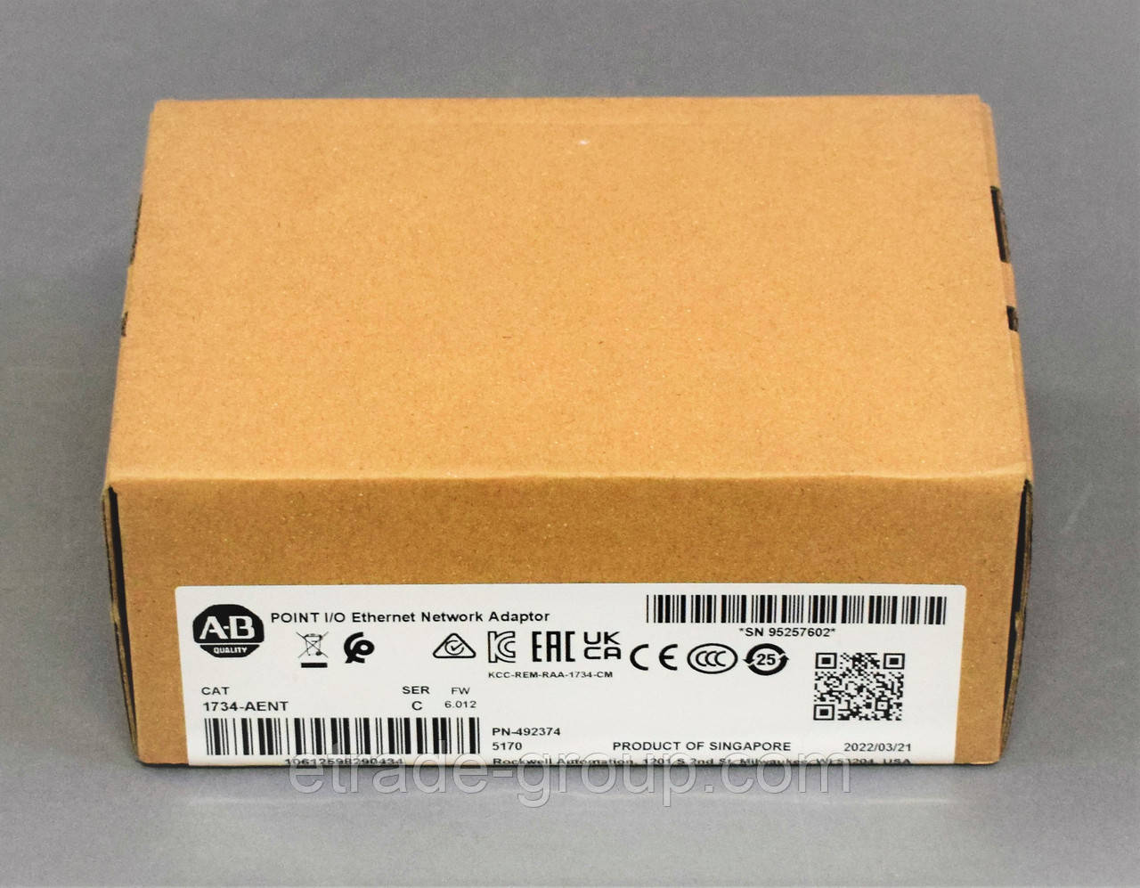 Адаптер Ethernet для POINT I/O Allen-Bradley 1734-AENT, фото 1