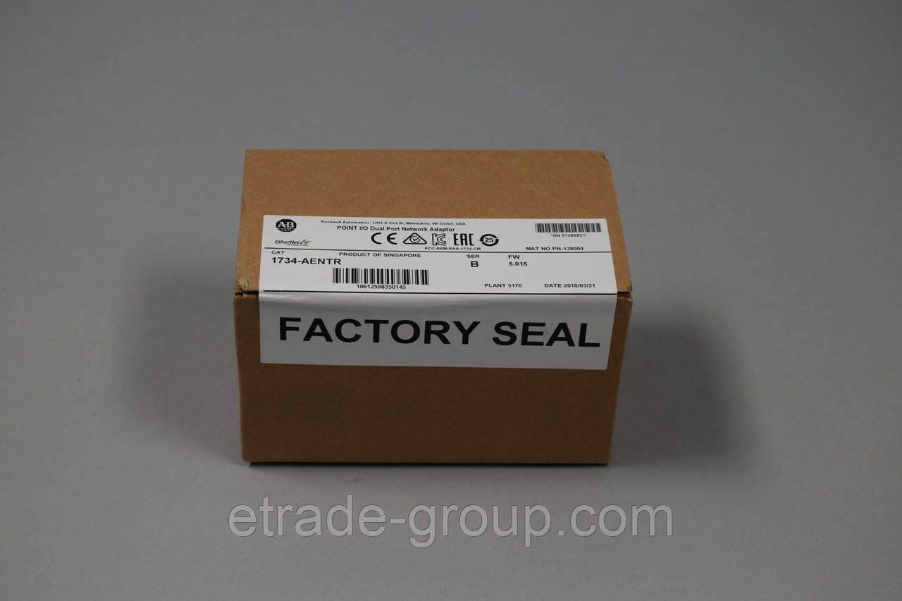 Адаптер з двома портами для POINT I/O Allen-Bradley 1734-AENTR, фото 1