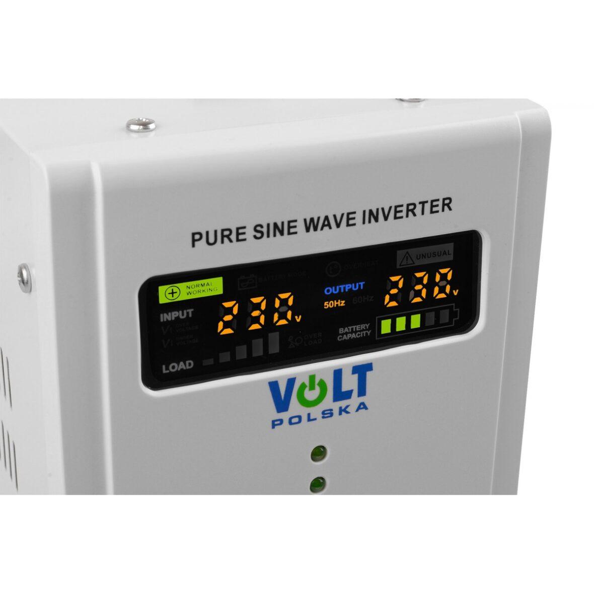 ДБЖ Перетворювач напруги Volt Polska SINUS PRO 1500 E 12/230 В (1000/1500 Вт), фото 1