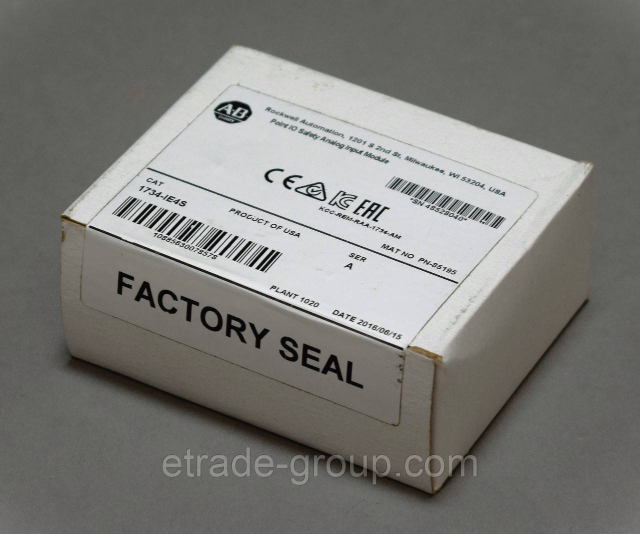 Модуль аналогового введення з 4 каналами для POINT I/O Allen-Bradley 1734-IE4S