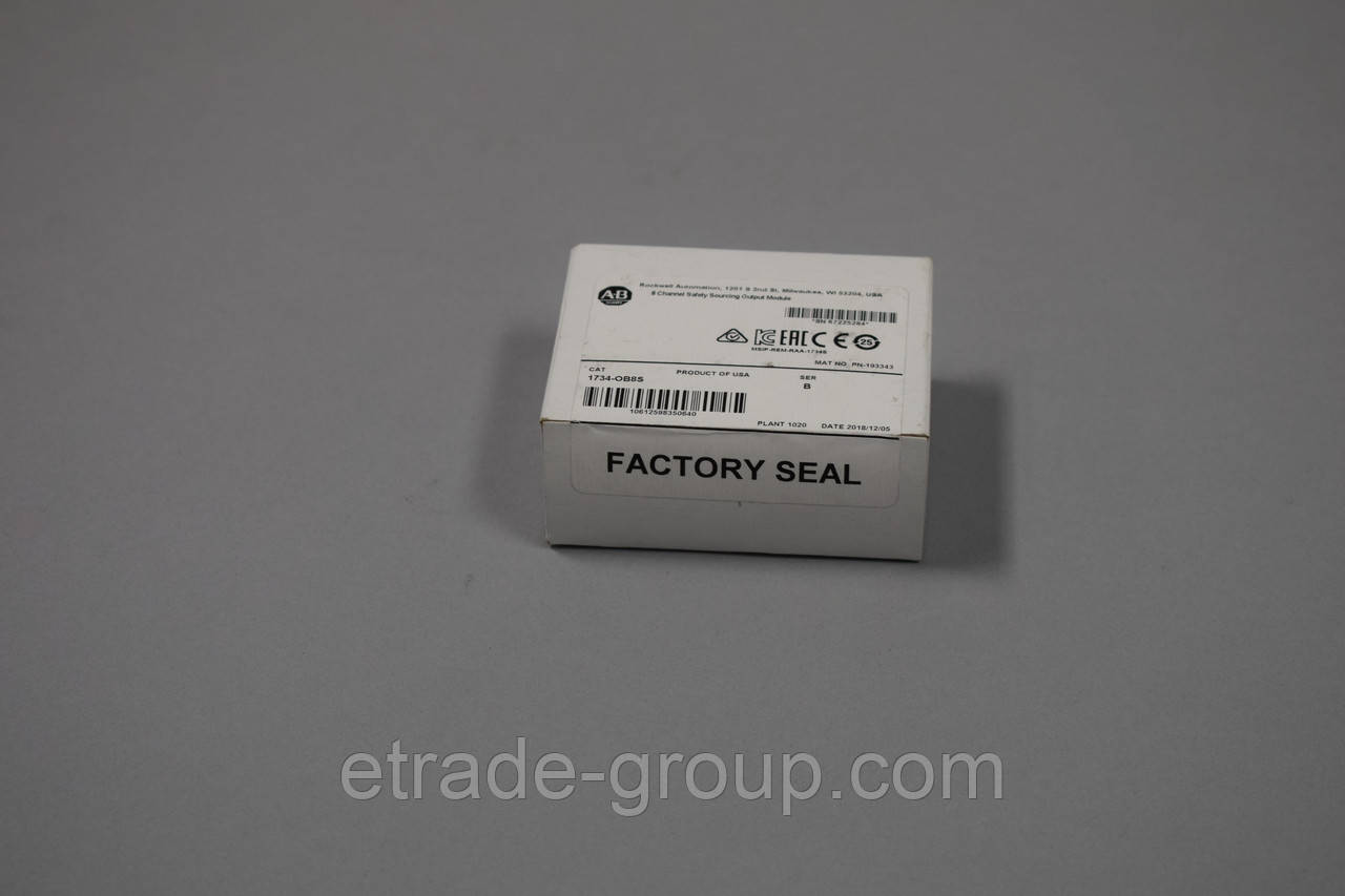 Модуль виходу на 8 точок Allen-Bradley 1734-OB8S для цифрового керування POINT I/O