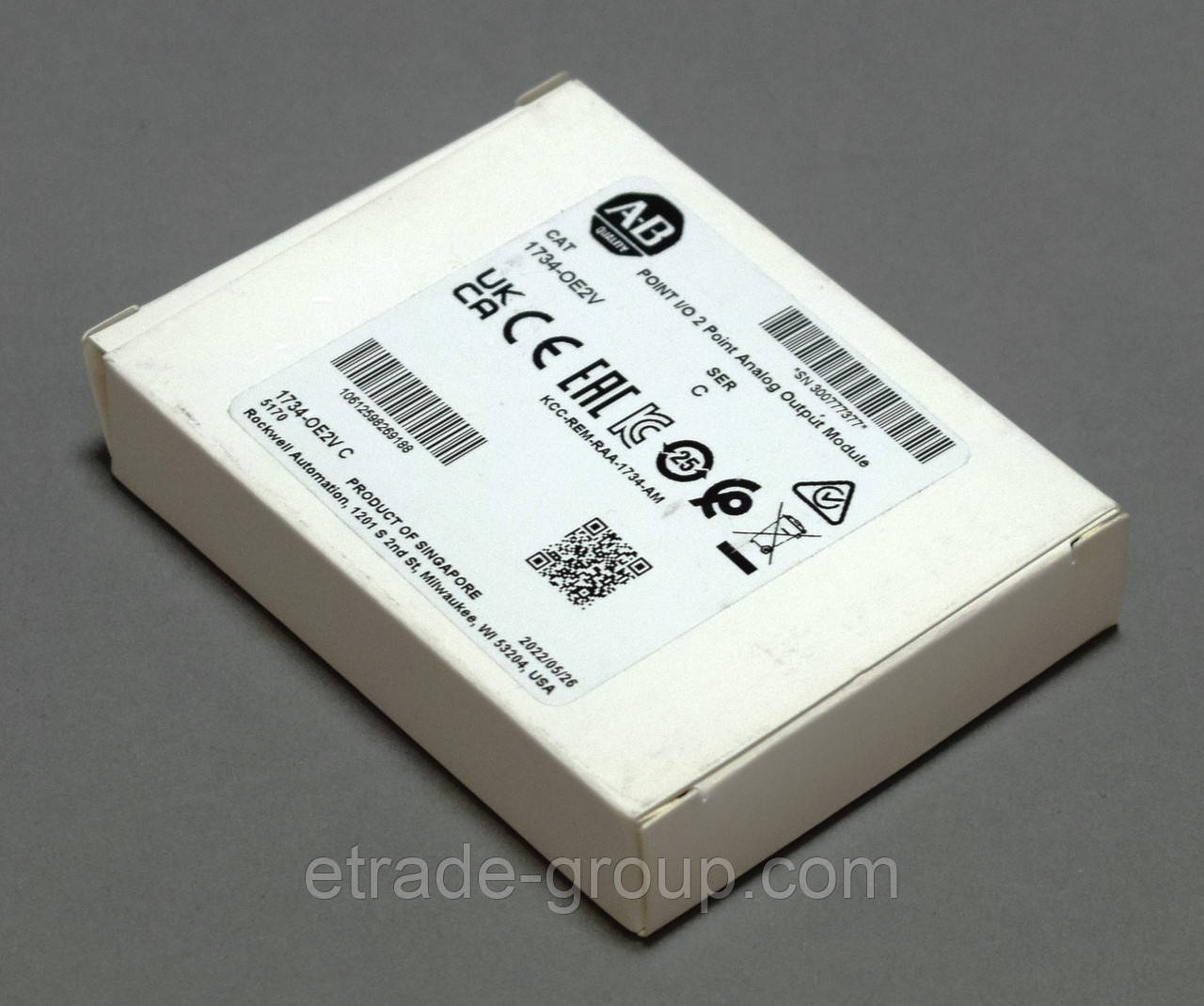 Модуль 2-канальний виходу напруги Allen-Bradley 1734-OE2V для аналогового контролю