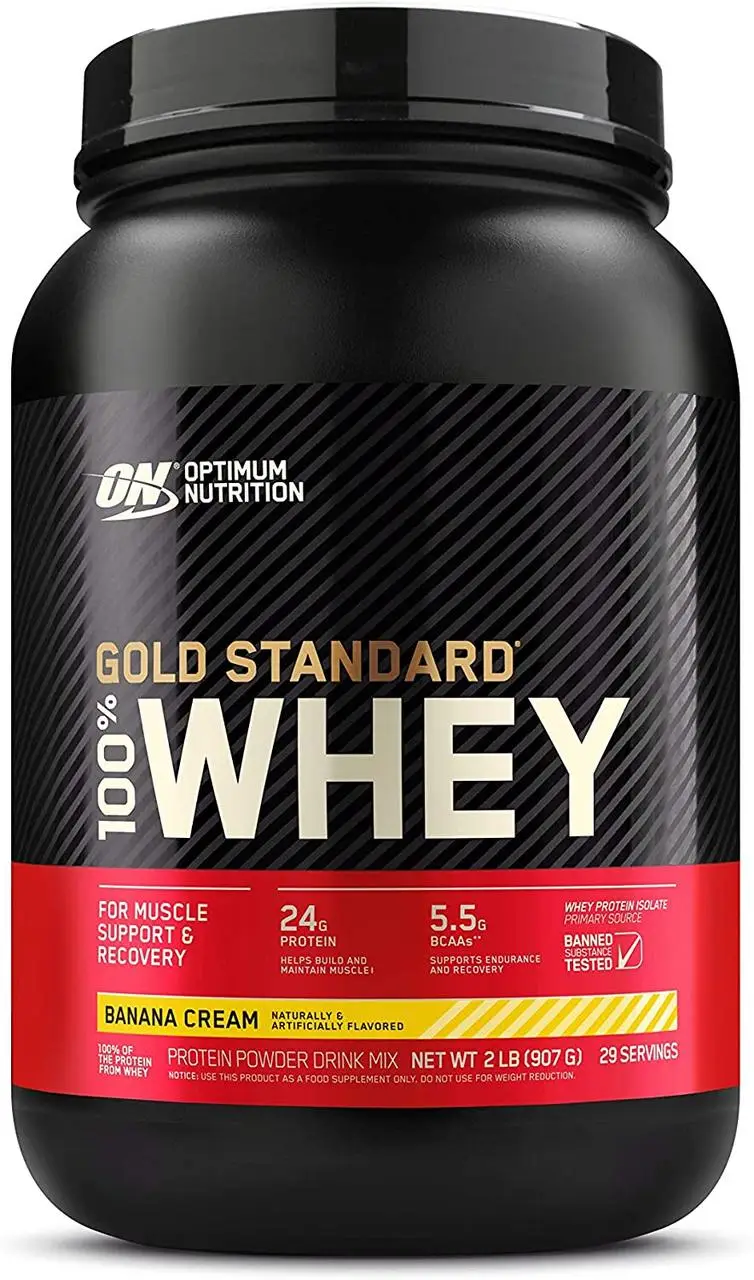 Optimum Nutrition 100% Whey Gold Standard USA  909 g Banana