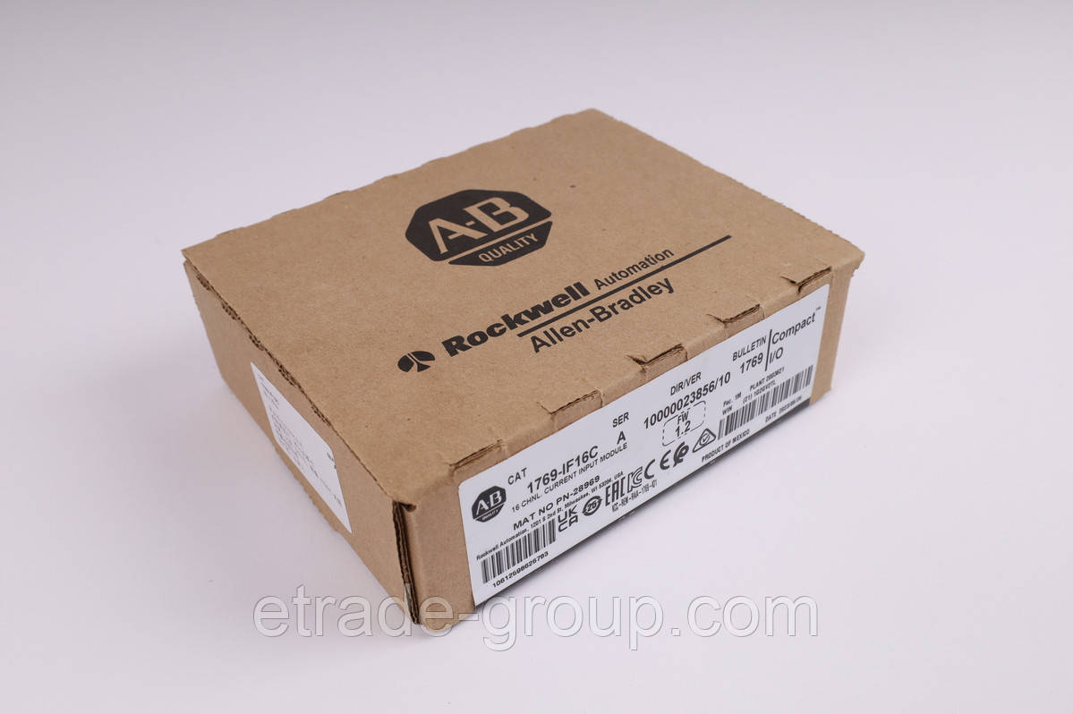 Модуль аналогового вводу для CompactLogix з 16 каналами Allen-Bradley 1769-IF16C