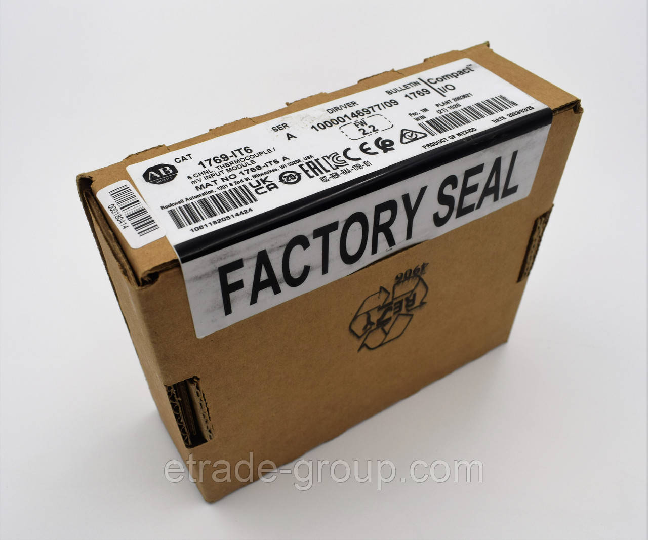 Модуль термопари для CompactLogix з 6 каналами Allen-Bradley 1769-IT6