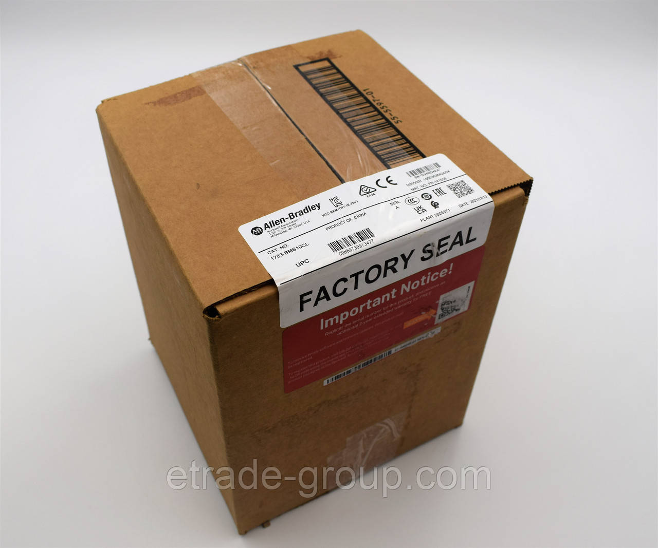 Керований комутатор Stratix 5700 на 10 портів Allen-Bradley 1783-BMS10CL