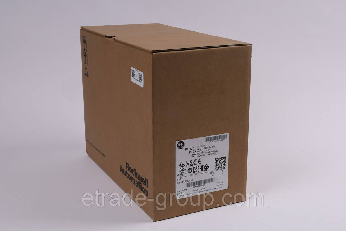 Привід PowerFlex 525, 30 А Allen-Bradley 25B-D030N114