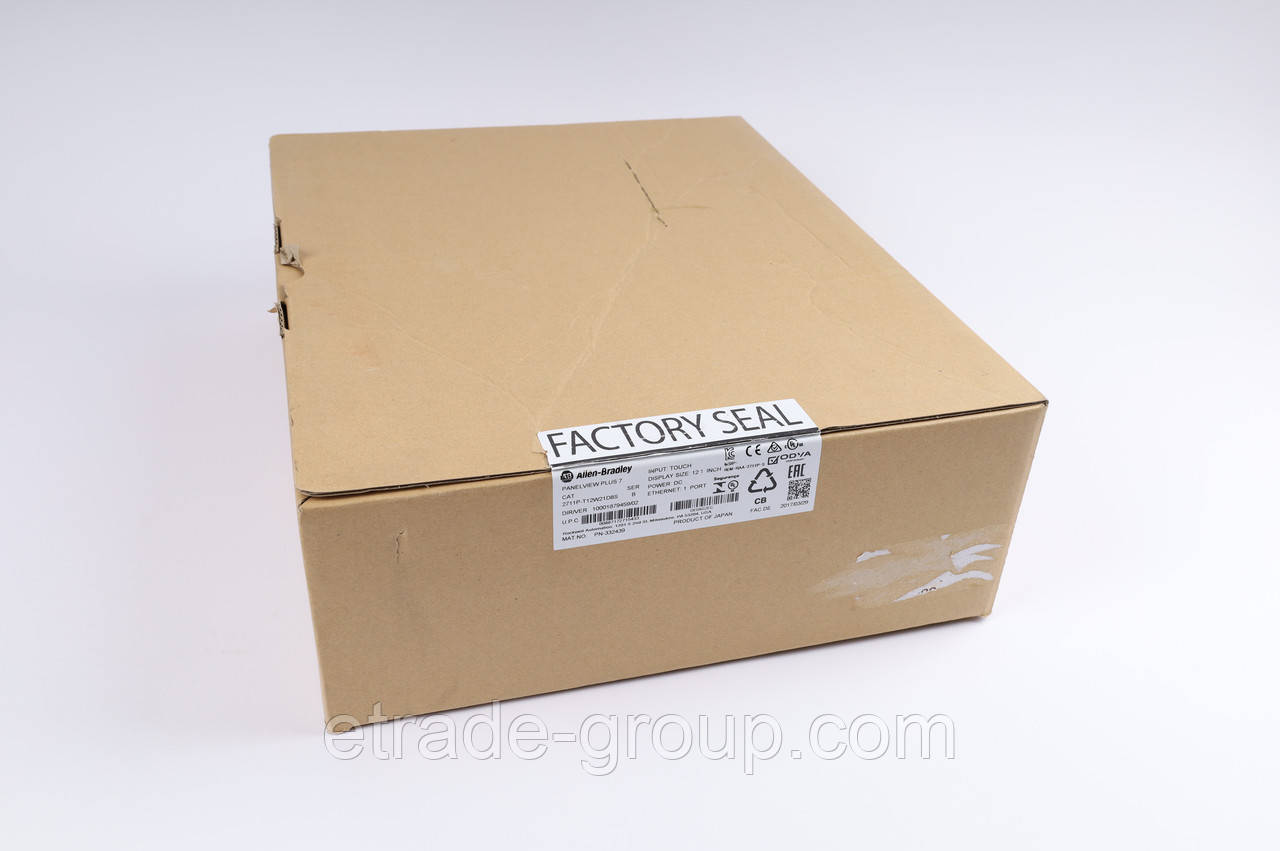 Панель оператора PanelView Plus 7 Standard з 12-дюймовим широкоформатним дисплеєм Allen-Bradley 2711P-T12W21D8S