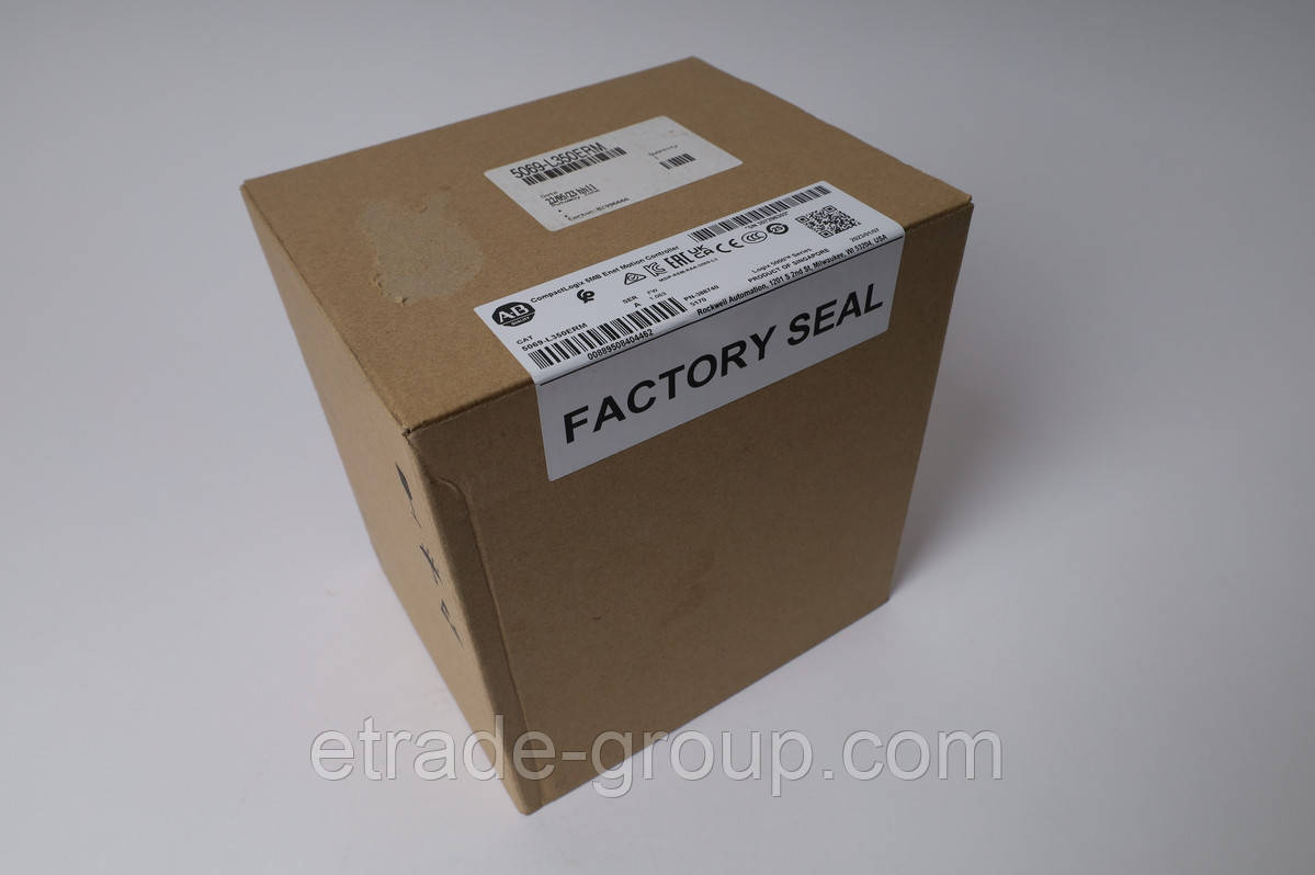 Контролер CompactLogix 5380 з 5 МБ пам’яті та підтримкою руху Allen-Bradley 5069-L350ERM