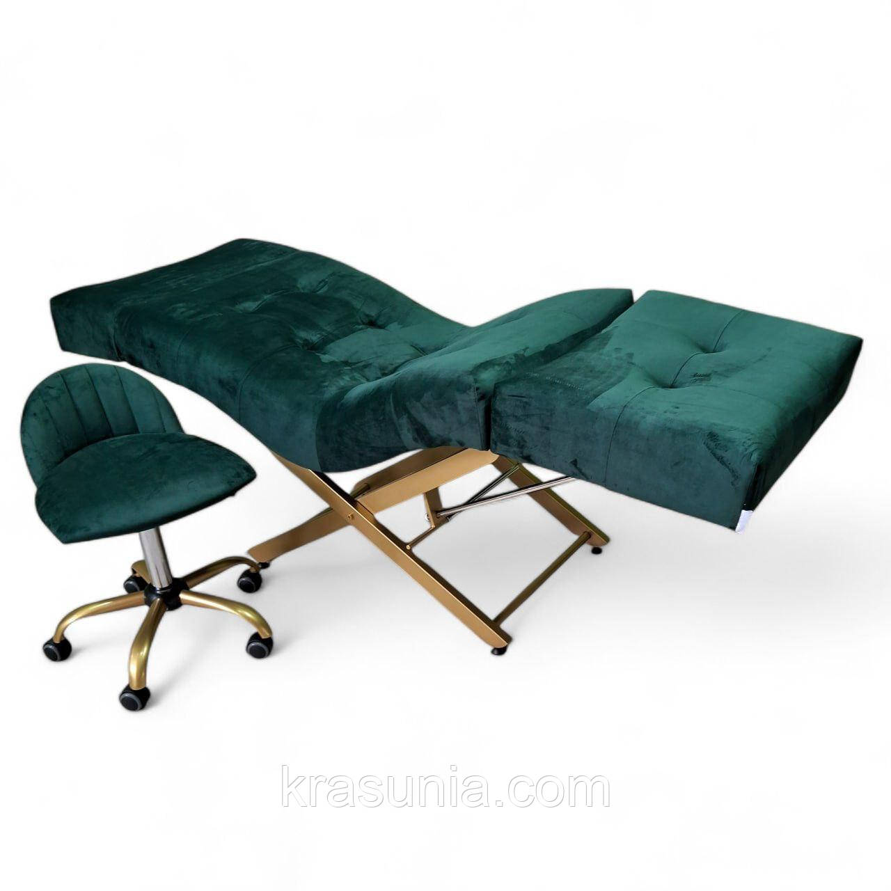 Кушетка анатомічна Tertio 2 зі стільчиком, фото 1