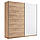 Модульна спальня спальний гарнітур з туалетним столиком шафою купе в скандинавському стилі Асті Миро-Марк, фото 3