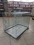Клітка ВОВК-1 для собак і кішок №1.ВОВК-1 91,5 х 61 х 72 см, фото 4