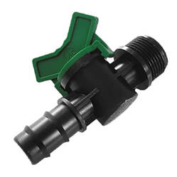 Кран AquaNova із зовнішньою різзю 3/4" і з'єднувачем 16 мм