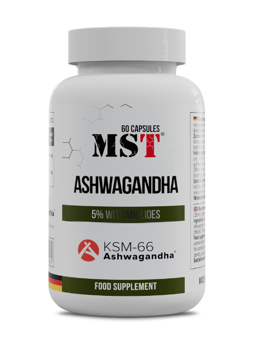 Ашваганда KSM-66 Ashwagandha MST 60 капс