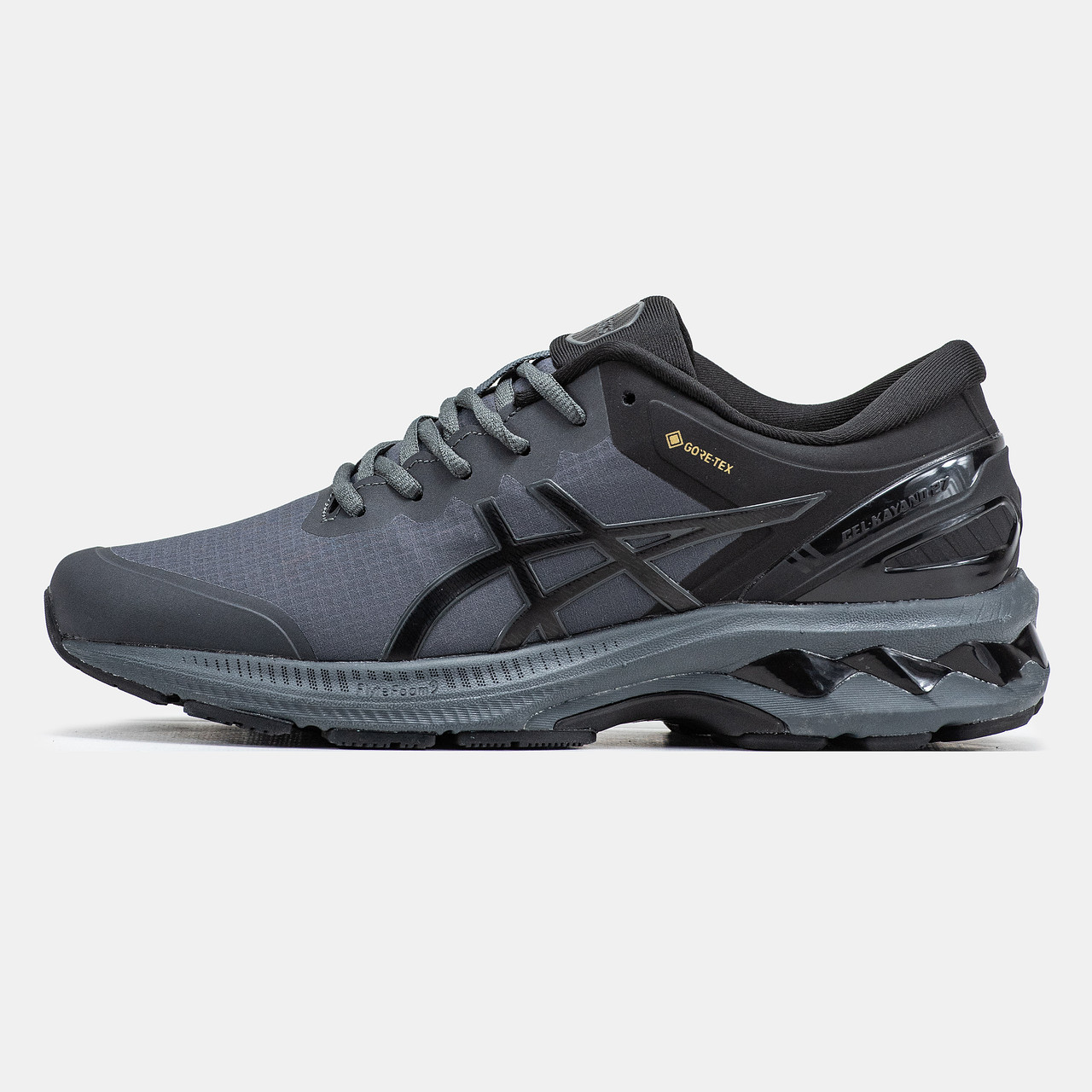 Чоловічі Кросівки Asics Gel-Kayano 27 Gore-Tex Grey Black / Асікс Гел-Каяно 27 Гор Текс