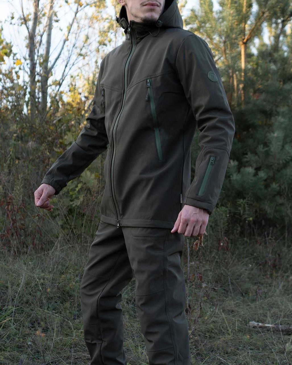 Костюм тактичний олива Soft Shell, фото 1