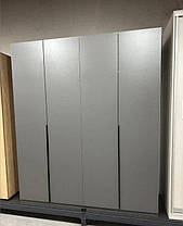 Шафа Тео 2Д 2106х897х550мм Антрацит мат/графіт мат   Миро-Марк, фото 3