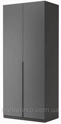 Шафа Тео 2Д 2106х897х550мм Антрацит мат/графіт мат   Миро-Марк, фото 1