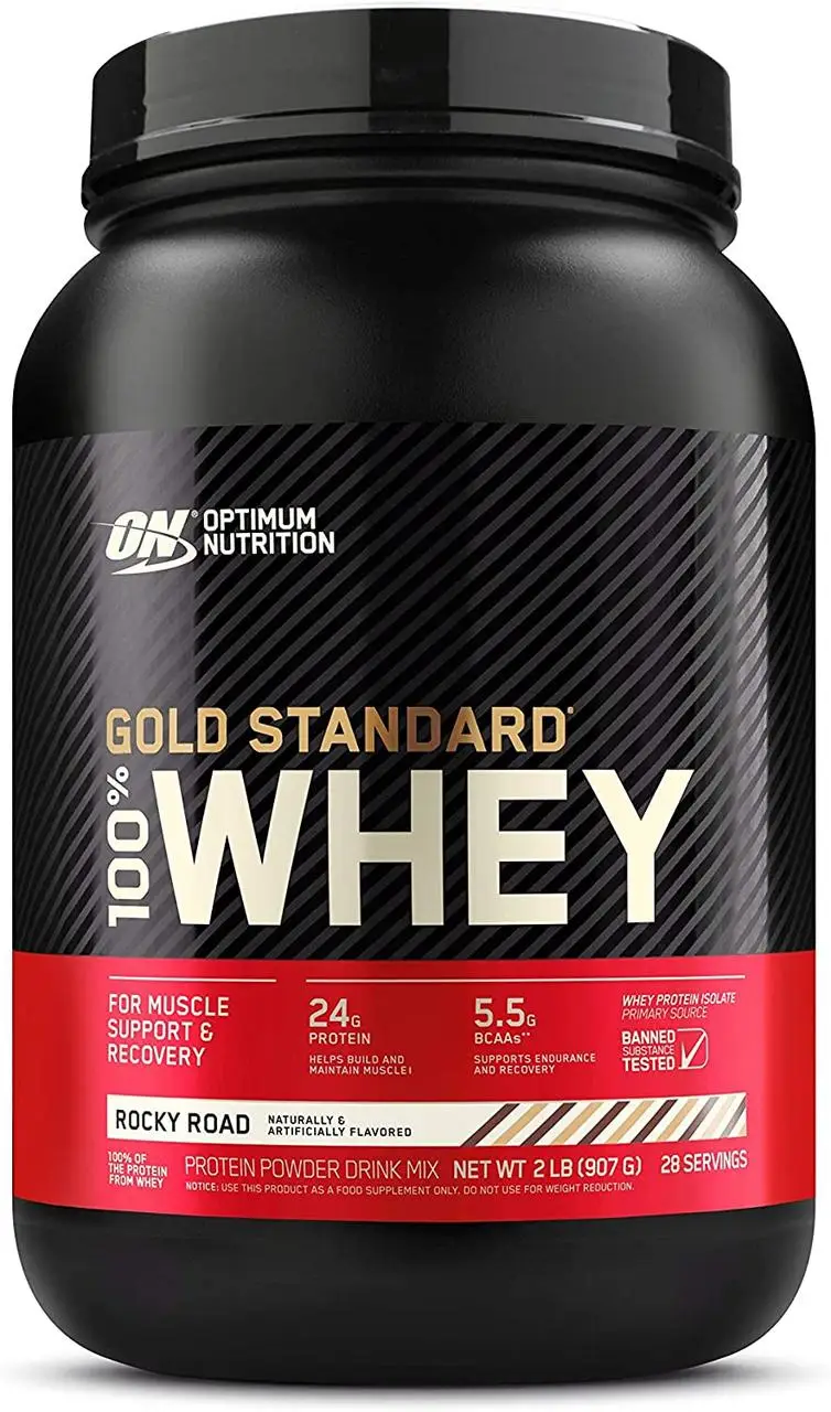 Optimum Nutrition 100% Whey Gold Standard USA  909 g Rocky Road