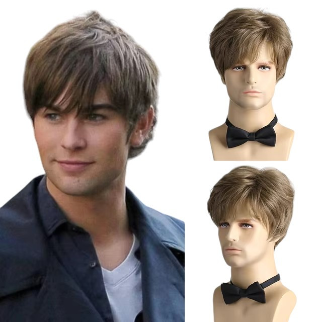 Перука чоловіча коротка русява, термоволокно DC WIG-M58