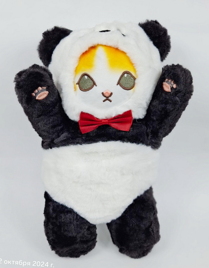 М'яка іграшка кішечка панда, фото 1