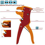 Автоматичний інструмент для зняття ізоляції та обрізки проводів Supretto (9051), фото 2