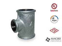 Трійник редукційний оцинкований 1" x 1/2" Hydro-T