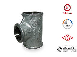 Трійник редукційний оцинкований 1" x 3/4" Hydro-T