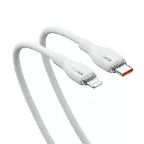 Кабель Baseus Pudding Series Fast Charging Cable Type-C to Lightning 20W 1.2m P10355701221-00 White, фото 3
