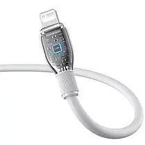 Кабель Baseus Pudding Series Fast Charging Cable Type-C to Lightning 20W 1.2m P10355701221-00 White, фото 5