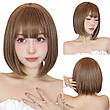 Перука каре каштан, термоволокно VC 1099-1, фото 6