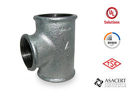 Трійник редукційний оцинкований 1 1/4" x 1" Hydro-T