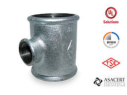 Трійник редукційний оцинкований 1 1/2" x 1/2" Hydro-T