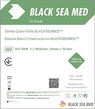 Ватні Валики №2, 1000 шт "BlackSeaMed"