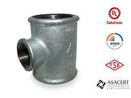 Трійник редукційний оцинкований 1 1/2" x 3/4" Hydro-T