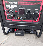 Генератор інверторного типу бензиновий NARVA NGIO 6000E 5.5/6.0кВт Мобільне аварійне джерело живлення антивібраційна система, фото 7
