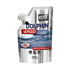 Шпаклівка швидковисихаюча самовирівнююча U-POL Dolphin Speed Glaze 440мл