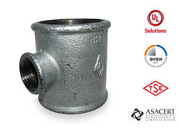 Трійник редукційний оцинкований 2" x 3/4" Hydro-T