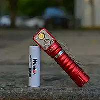 Універсальний ліхтар WURKKOS HD15R + Акумулятор 3000mAh (1150LM 5000k NW USB Type-C 2A Магніт 18650 Power Bank), фото 4