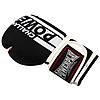 Боксерські рукавиці PowerPlay 3086 Matt Challenger Чорно-Білі 16 унцій, фото 4