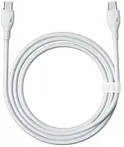 Кабель Baseus Pudding Series Fast Charging Cable Type-C to Type-C 100W 1.2m P10355702221-00 White, фото 3