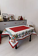 Скатертина на Новорічний стіл  135х140 см. гобеленова