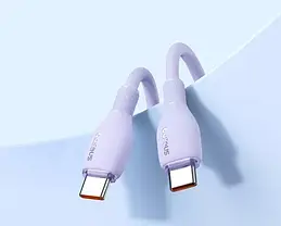 Кабель Baseus Pudding Series Fast Charging Cable Type-C to Type-C 100W 2m P10355702511-01 Purple, фото 5