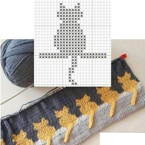 Светр з жакардом спицями