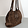 Сумка жіноча шопер з натуральної замші Virginia Conti 03763 з 2 ручками шоколадна, фото 3