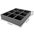 Барний органайзер для чайних пакетиків, організатор для чаю на 9 секцій, графіт, фото 2