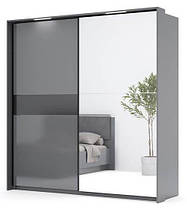 Шафа-купе Тео  h2,1 Антрацит мат/Дзеркало   Миро-Марк, фото 3