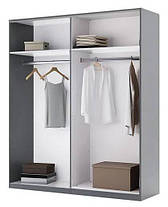 Шафа-купе Тео  h2,1 Антрацит мат/Дзеркало   Миро-Марк, фото 2