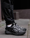 Чоловічі кросівки Nike ACG Mounth Low Gore-Tex Zip теплі осінь-зима сірі. Фото наживо, фото 8